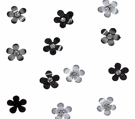 Jesse James Petal Flower Embellishments, Pack of 9