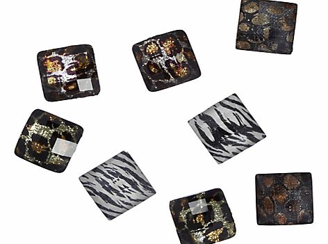 Jesse James Square Embellishments, Pack of 8,