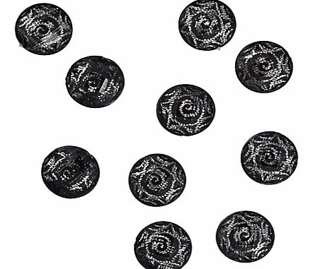 Jesse James Swirl Embellishments, Pack of 10,