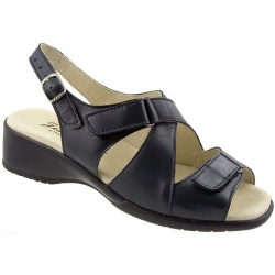 Womens Gianna Leather Upper Leather Lining Casual in Navy