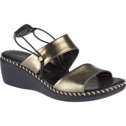 Womens Opal Leather Upper Leather Lining Casual in Pewter