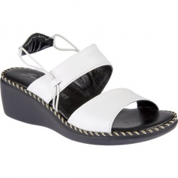 Womens Opal Leather Upper Leather Lining in White