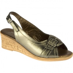 Womens Topaz Leather Upper Leather Lining Casual in Pewter