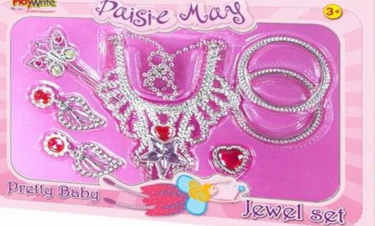 Role-play, jewellery set in assorted designs. dressing up princess accessories