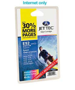 Jet Tec Epson T048 R300 Multipack Compatible Cartridges