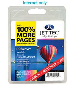 jet Tec Epson T055 RX420 Multipack Compatible Cartridges