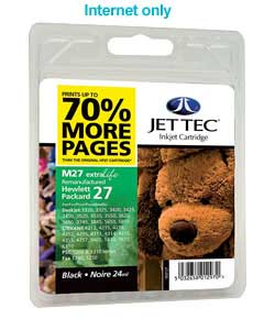 jet Tec HP27 Remanufactured Black Cartridge