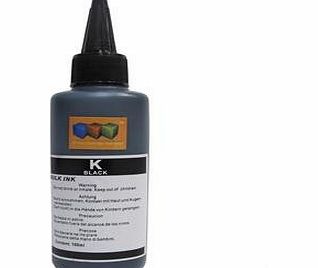 JETPLAY BLACK 100ML UNIVERSAL REFILL INK FOR BROTHER/CANON/EPSON