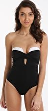 Jets, 1295[^]258249 Classique Panelled Plunge Bandeau One Piece -
