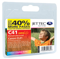 JetTec---Ink-Cartridge Canon CL-41 Colour Compatible Ink Cartridge by