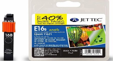 JetTec---Ink-Cartridge Epson T1621 Black Remanufactured Ink Cartridge