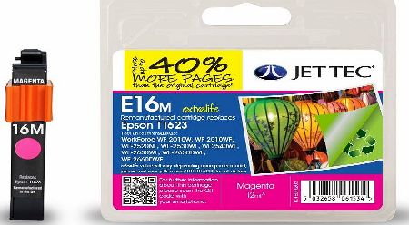 JetTec---Ink-Cartridge Epson T1623 Magenta Remanufactured Ink Cartridge