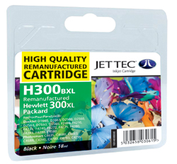 JetTec---Ink-Cartridge HP300 XL CC641EE Black Remanufactured Ink