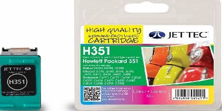 JetTec---Ink-Cartridge HP351 CB337EE Colour Remanufactured Ink