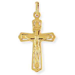 9ct Crucifix with INRI Inscription