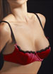 Jezebel Duette half cup push-up underwired bra