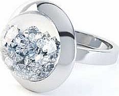 Jian London Stardust Sterling Silver Cubiz Zirconia Dome