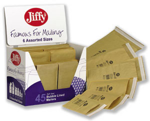 Jiffy Airkraft Bag Selection Box 5xNo00 10xNo0