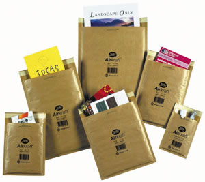 Jiffy Airkraft Bubble Bag Envelopes No.0 Gold
