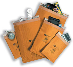 Padded Bag Envelopes No.00 Brown 105x229mm