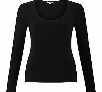 Double Front Scoop T-Shirt