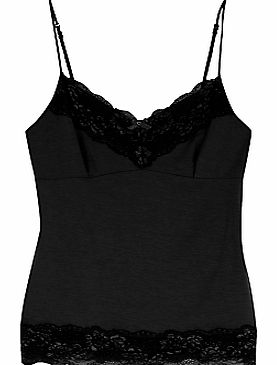 Jigsaw Modal Long Lace Vest