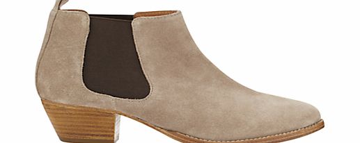 Jigsaw Sally Suede Ankle Boots, Mocca