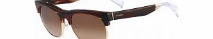 Jil Sander Ladies Tortoiseshell JS136S Sunglasses