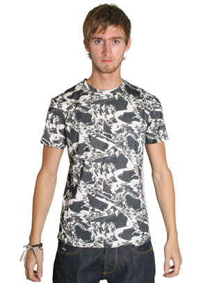 JIL SANDER Marble Print T-Shirt