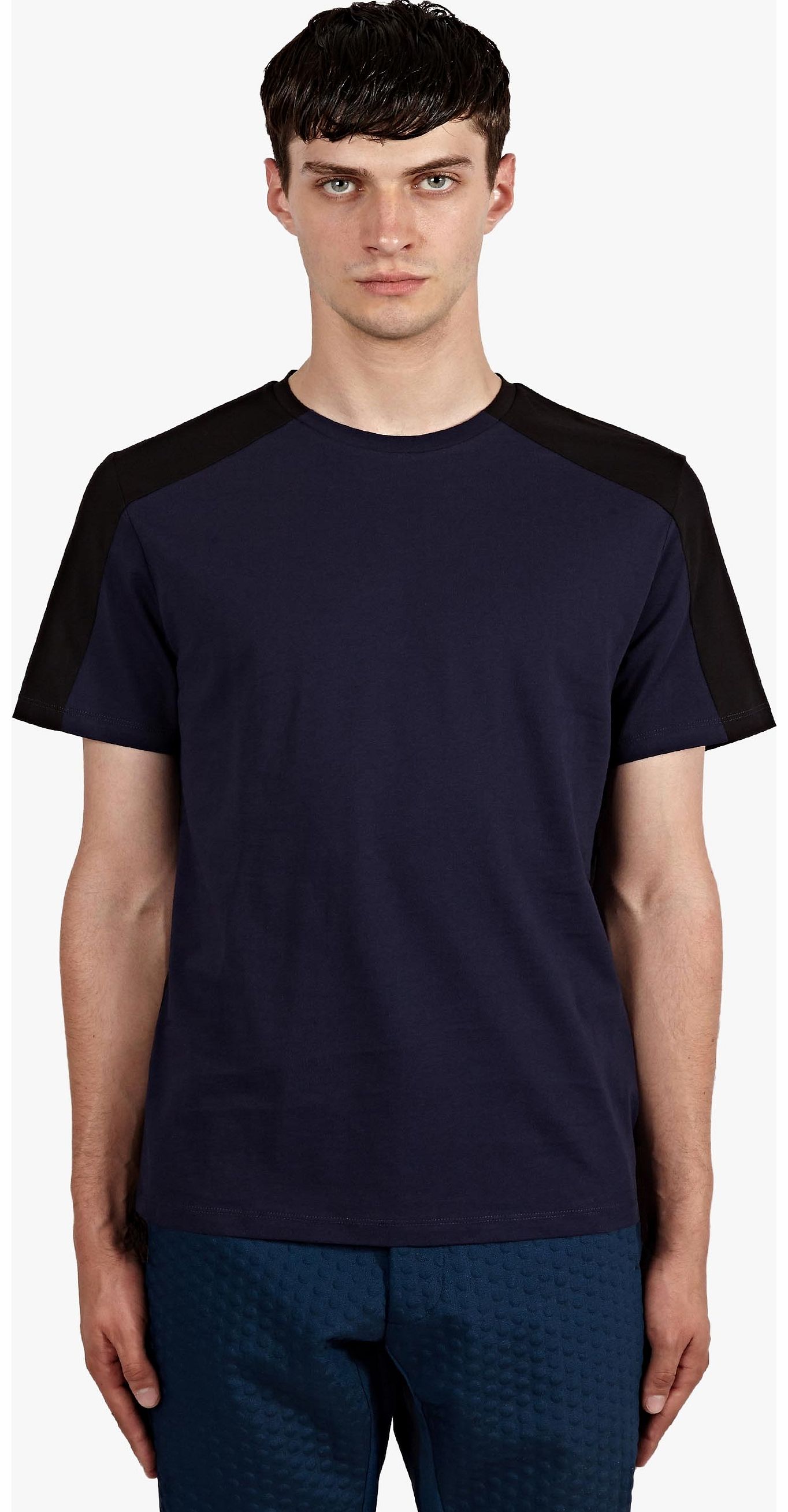 Jil Sander Mens Colour-Block Cotton T-Shirt