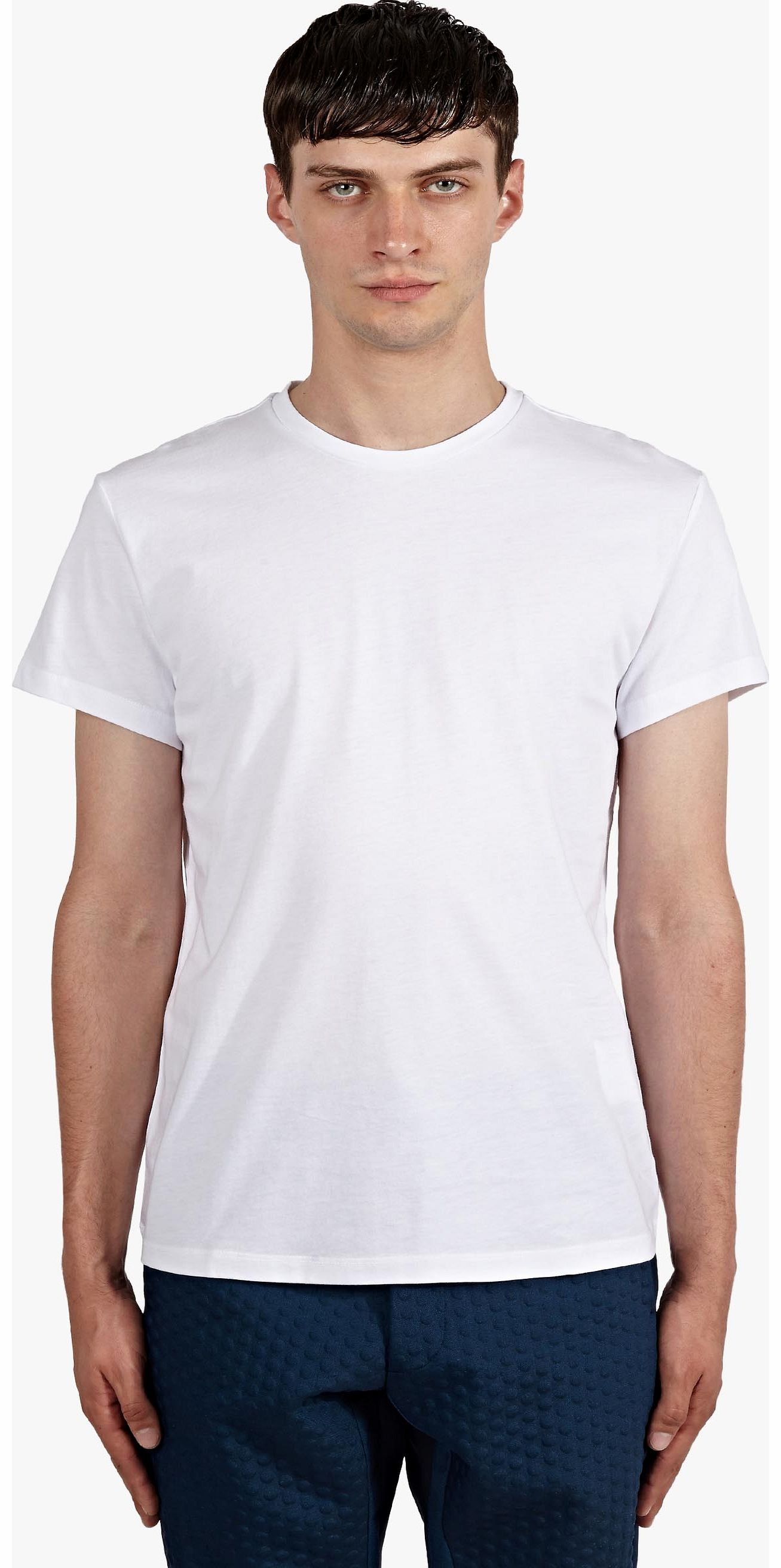 Mens White Classic Cotton T-Shirt