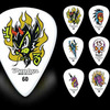 Jim Dunlop BLACKLINE SKULL (pack 36)