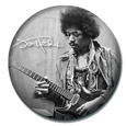 Jimi Hendrix B & W Button Badges
