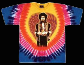 Jimi Hendrix Jacket Tiedye T-Shirt