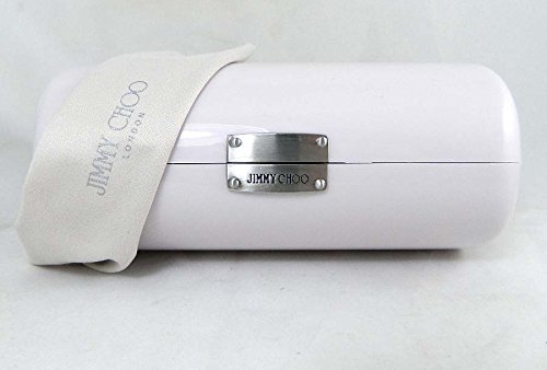 Jimmy Choo  LONDON Designer Sunglasses CASE ONLY With GENUINE Cloth White NEW GENUINE