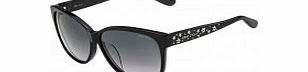 Jimmy Choo Ladies Chanty-S 29A HD Black Sunglasses