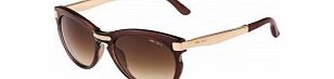 Jimmy Choo Ladies Lana-S 2UH JD Brown Sunglasses
