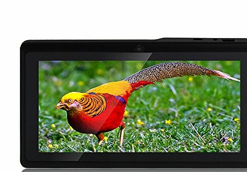 JINYJIA 7 Inch Android Google Tablet PC 4.2.2 8GB 512MB DDR3 A23 Dual Core Camera Capacitive Touch Screen 1.5GHz WIFI Black