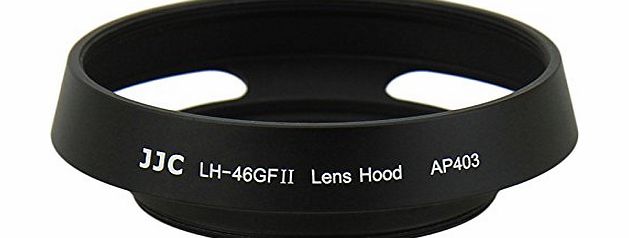 JJC LH-46GFII Hood for Panasonic Lumix G 14 mm f/2.5 20 mm f/1.7 II ASPH Lens
