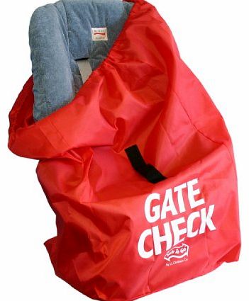 Gate Check Bag for Car Seats for Newborn and Above (Red)