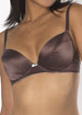 JLO Lingerie Satin and Fishnet full figure half cup underwired bra
