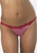 JLO Lingerie Stretch Satin with Lace thong