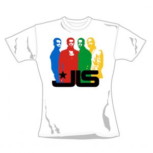 JLS (Band Members) Fitted T-shirt cid_5080SKWP