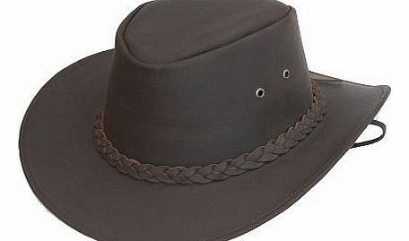 JMC Trading Company NEW LEATHER AUSSIE STYLE HAT 4 SIZES