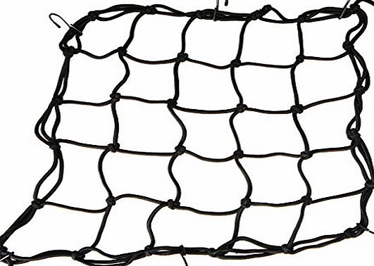 JNTworld Motorcycle helmets luggage debris net bag equipment mesh bag decorative, L/40*40,Black