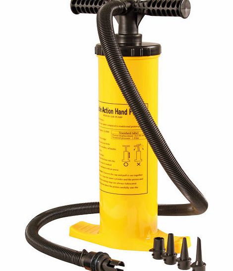 Jobe Double Action Hand Pump - Yellow