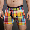 Ocean Drive Check Boxer Trunk With Fly