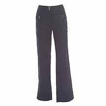 John by John Richmond Black casual linen trousers