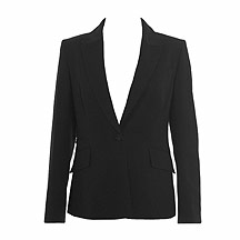 John by John Richmond Black fine pinstriped tailored jacket