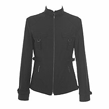 John by John Richmond Black stitch shoulder jacket